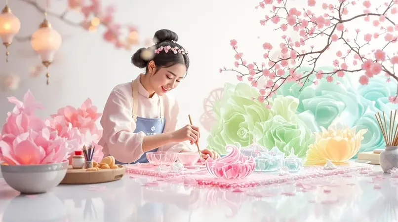街边小摊的糖画师傅,手艺太绝了 - 潦草影院 街边小摊的糖画师傅,手艺太绝了